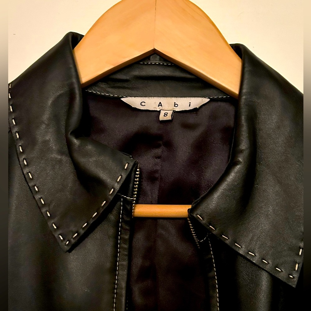 Cabi Leather Jacket size 8